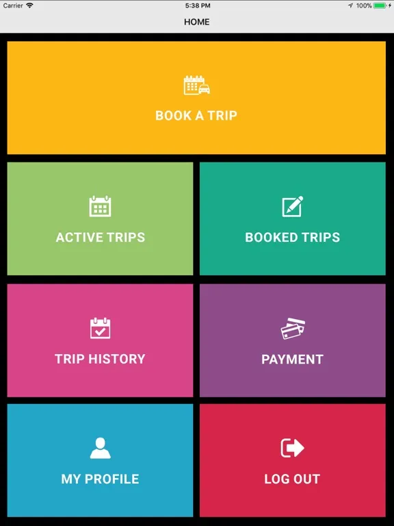SAAD Transport iPad  Screenshots