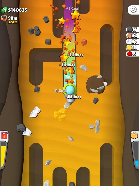 Minerals Digger iPad  سکرین شاٹس