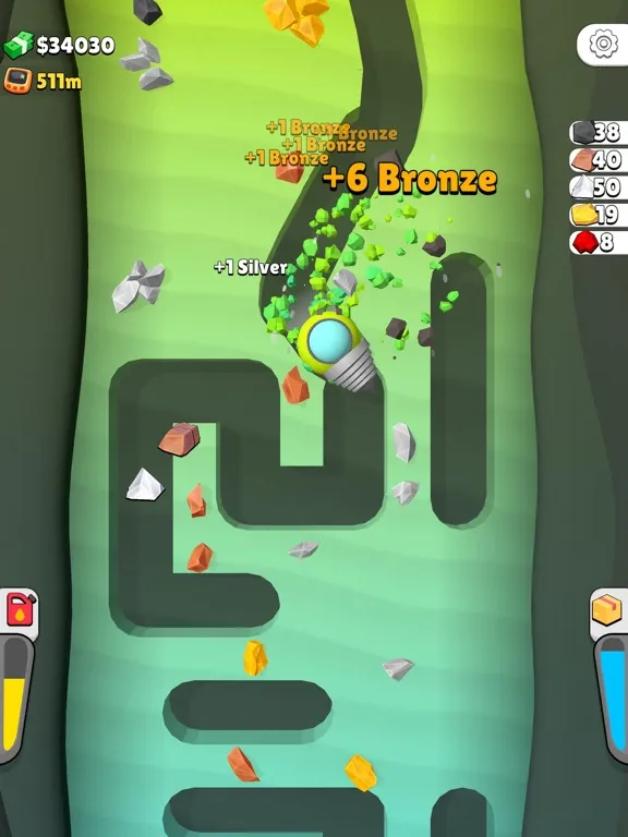 Minerals Digger iPad  سکرین شاٹس