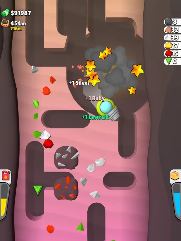 Minerals Digger iPad  سکرین شاٹس