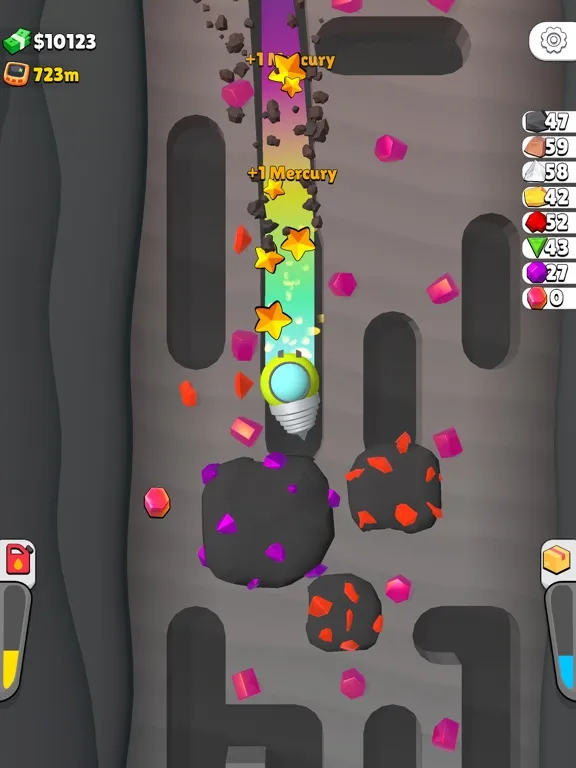Minerals Digger iPad  سکرین شاٹس