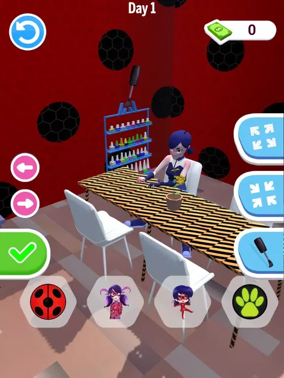 Capturas de tela do Fashion Ladybug Nail Salon 3D iPad 