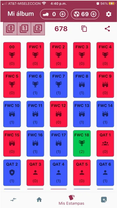 Qatar Stickers Album スクリーンショット