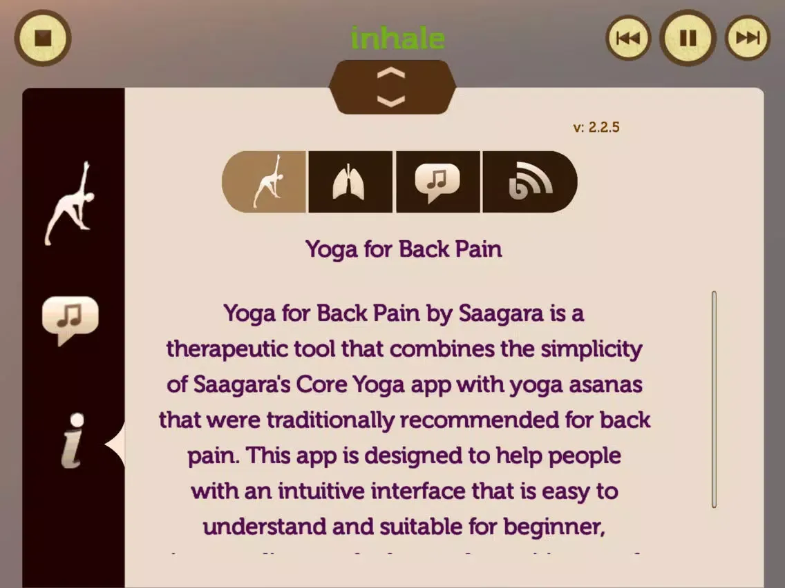 Yoga for Back Pain Relief iPad  Screenshots