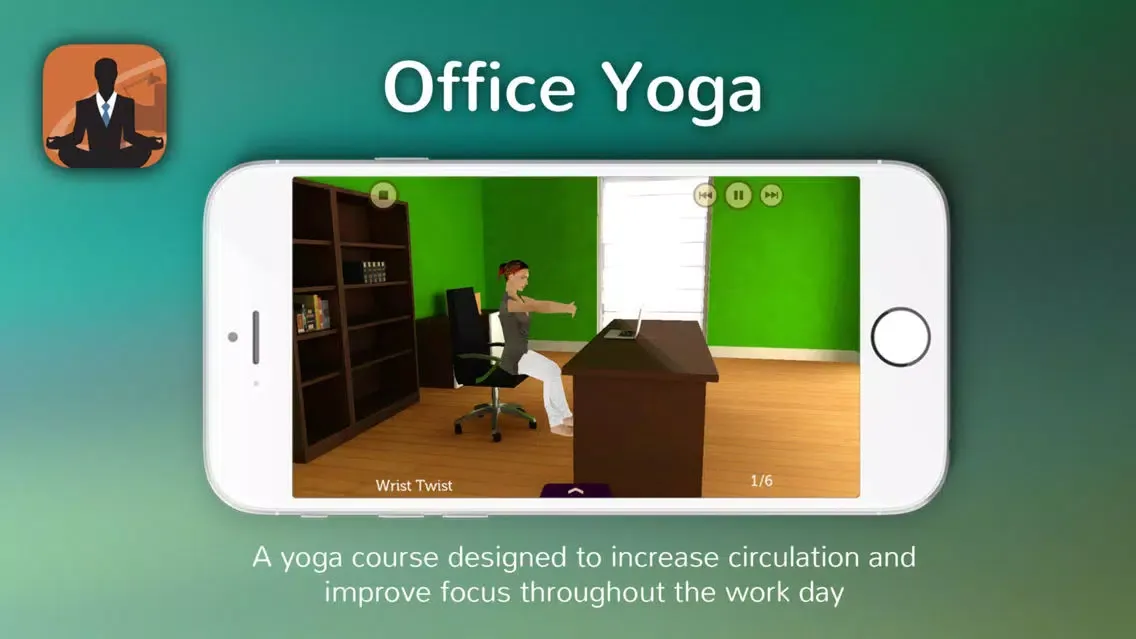 Capturas de tela do Office Yoga: At Your Desk