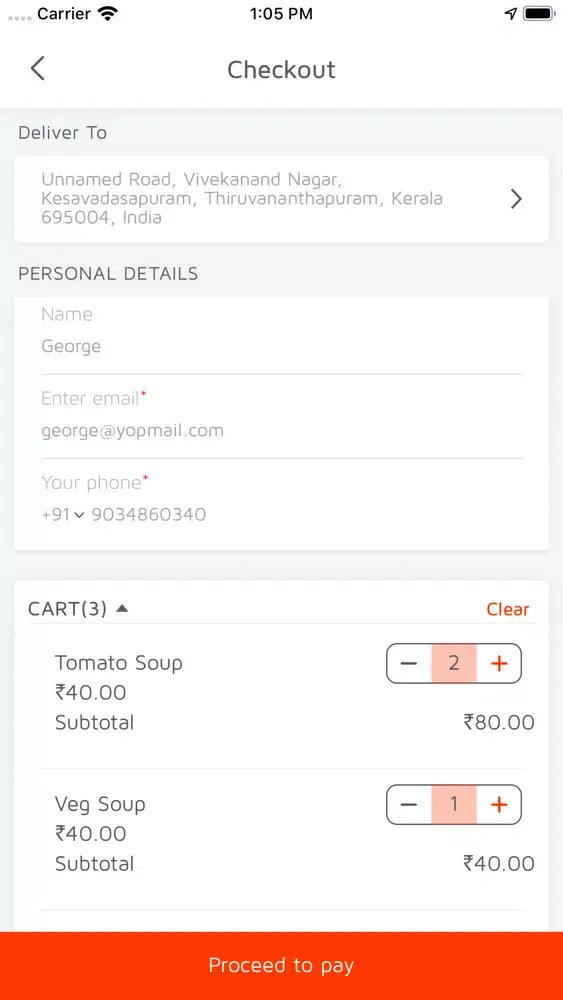 Saair | 24x7 Delivery Screenshots