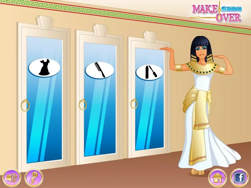 Ảnh chụp màn hình của Makeover Studio Cleopatra iPad 