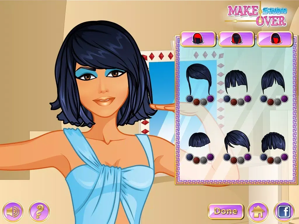 Ảnh chụp màn hình của Makeover Studio Cleopatra iPad 