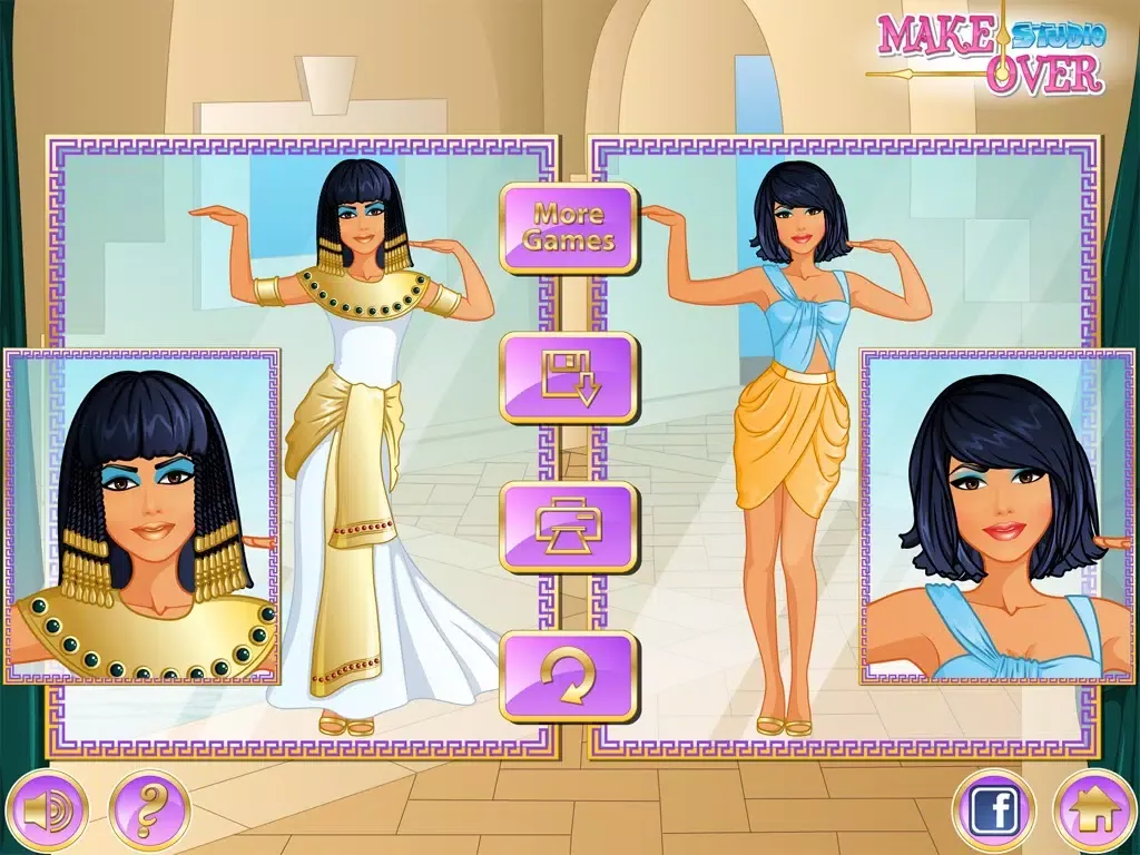 Ảnh chụp màn hình của Makeover Studio Cleopatra iPad 