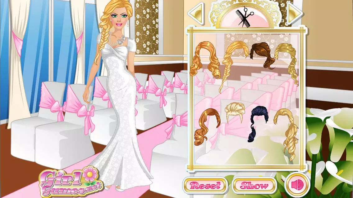 Capturas de tela do Wedding Girl Dress Up