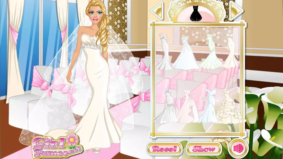 Capturas de tela do Wedding Girl Dress Up