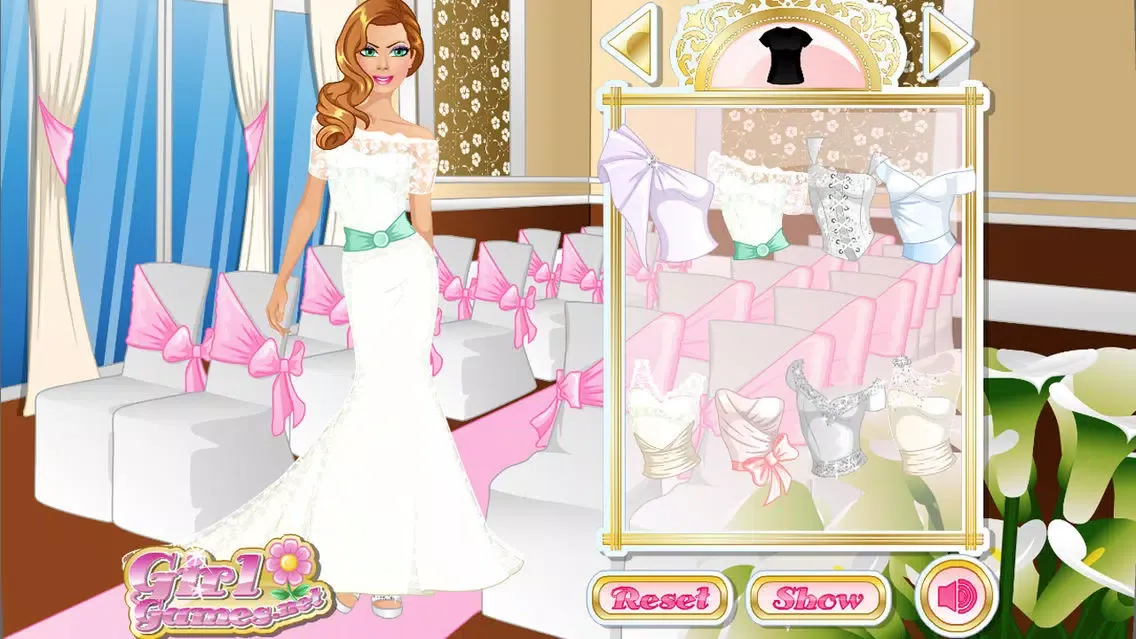 Capturas de tela do Wedding Girl Dress Up