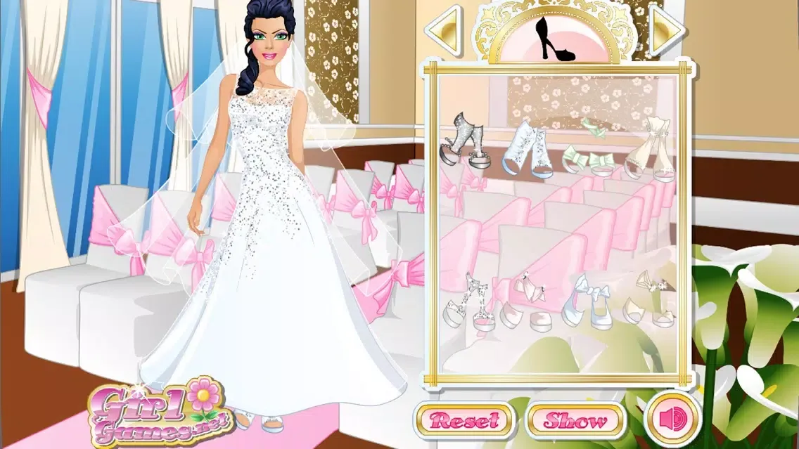 Capturas de tela do Wedding Girl Dress Up