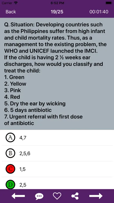 Pediatric Nursing Mock Test স্ক্রিনশট