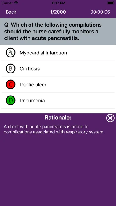 Capturas de pantalla de Medical Surgical Nursing Mock