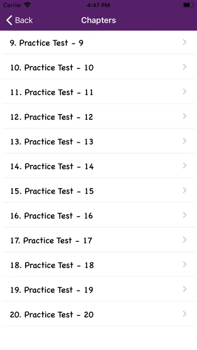 Capturas de pantalla de NCLEX PN Practice Tests