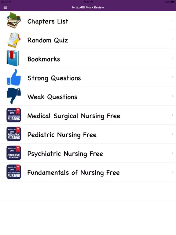 Captures d'écran de Nclex-RN Mock 10000+ Questions iPad 