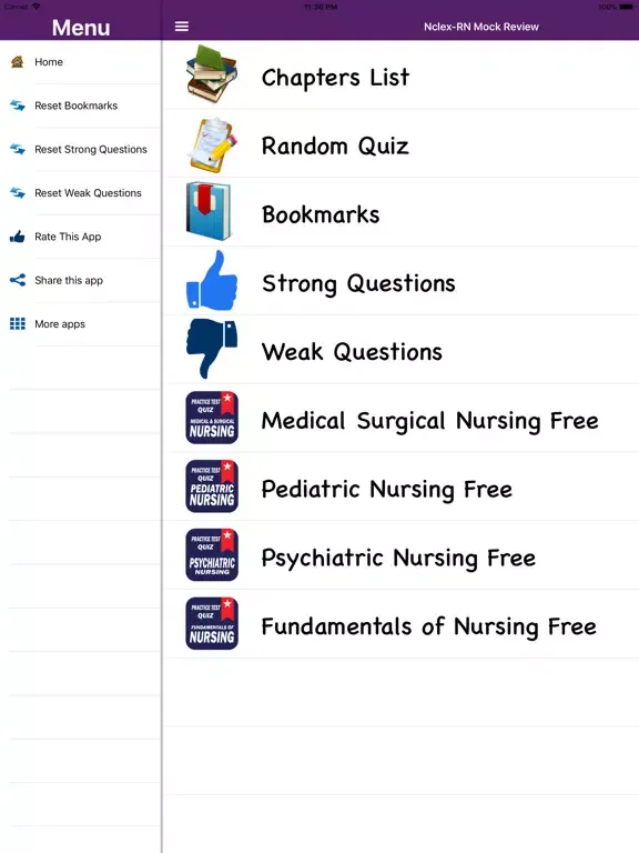 Captures d'écran de Nclex-RN Mock 10000+ Questions iPad 