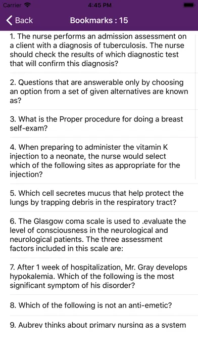 Screenshot di Nclex-RN Mock 10000 Questions