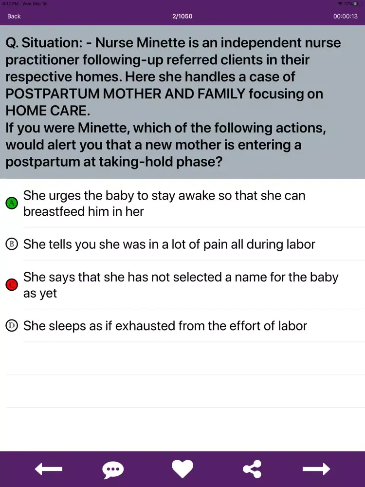 Pediatric Nursing Exam Prep iPad  Screenshots