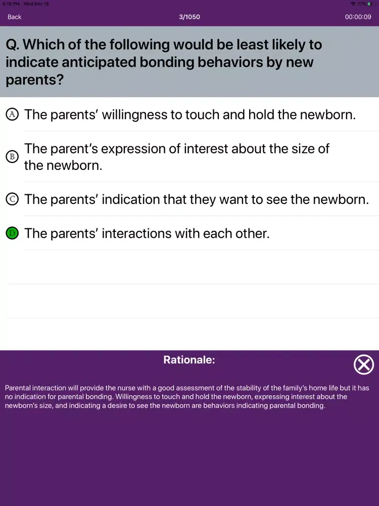 Pediatric Nursing Exam Prep iPad  Screenshots