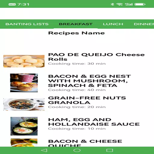 Banting Recipes Screenshots2