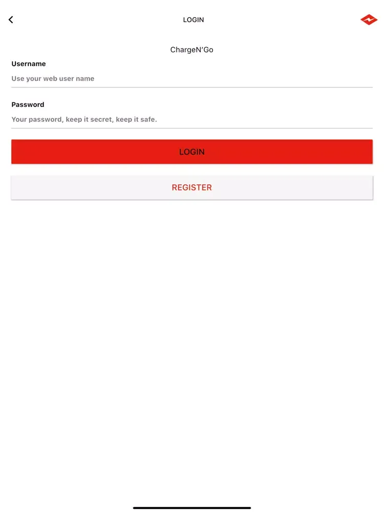 Chargengo iPad 应用截图