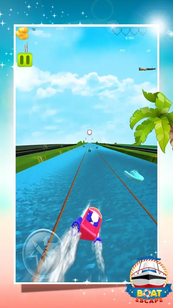Capturas de tela do Boat Escape