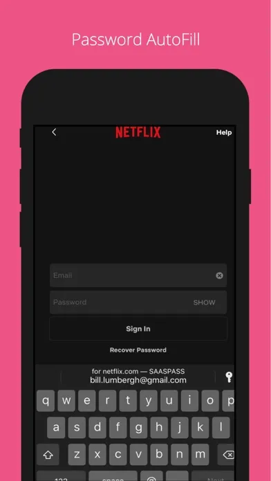 Captures d'écran de Authenticator Password Manager