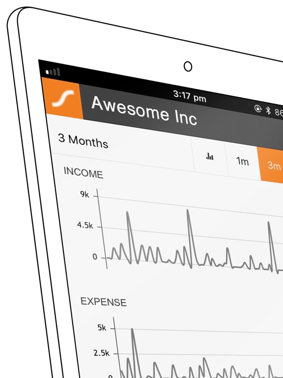 Saasu Online Accounting iPad  স্ক্রিনশট