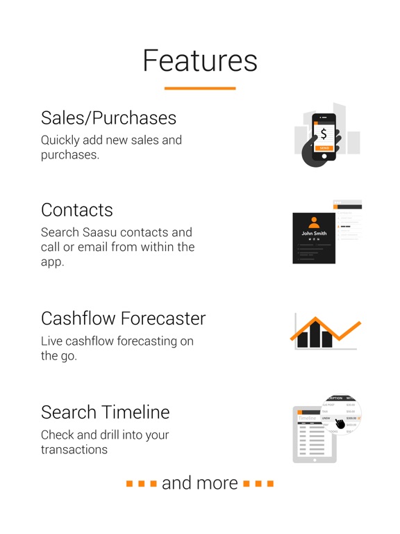 Saasu Online Accounting iPad  স্ক্রিনশট