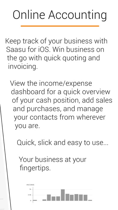 Saasu Online Accounting স্ক্রিনশট