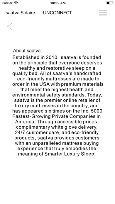 saatva Solaire স্ক্রিনশট