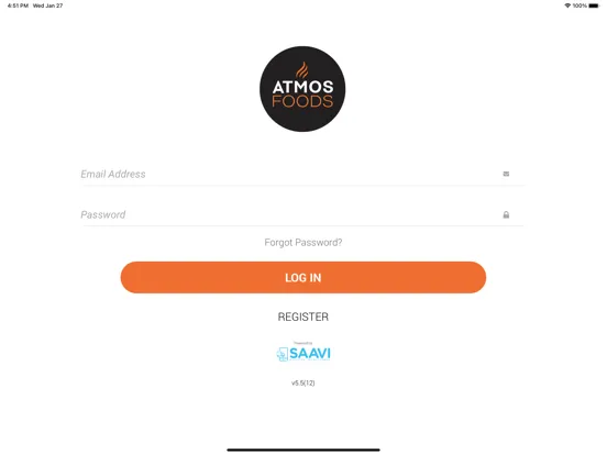 Atmos Foods iPad  স্ক্রিনশট