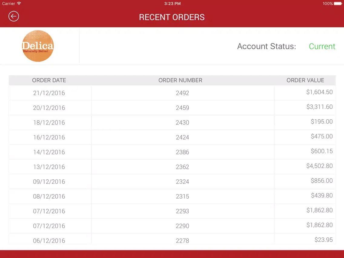Delica Meats iPad  Ekran Görüntüleri
