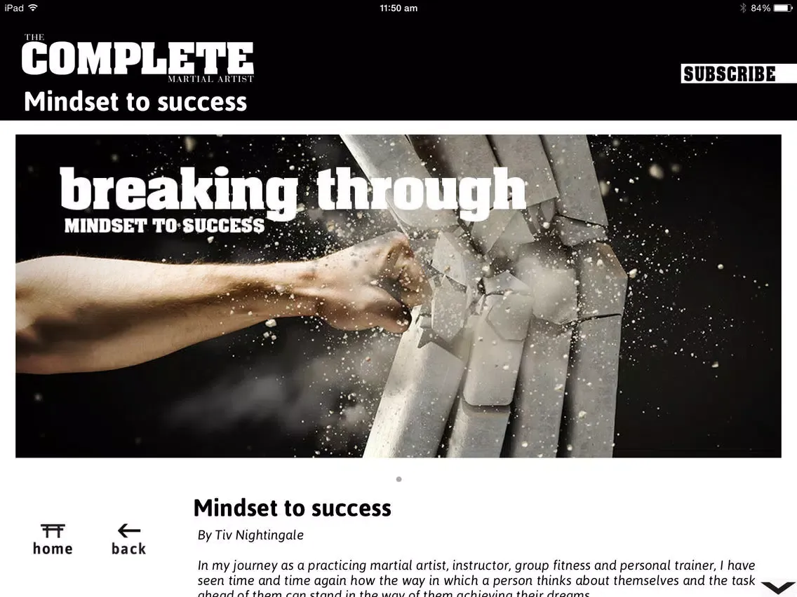 The Complete Martial Artist iPad  Screenshots