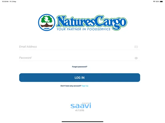 Natures Cargo Customer Orders iPad  Screenshots