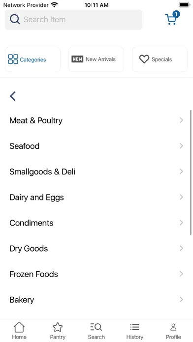 Natures Cargo Customer Orders Screenshots