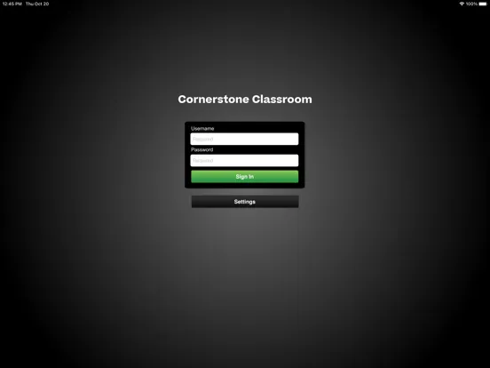 Zrzuty ekranu Cornerstone Classroom iPad 