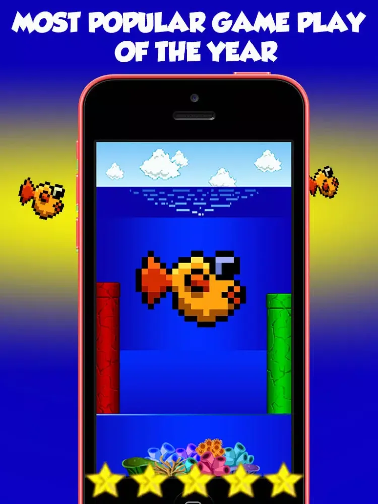 Splashy Jumpy Fish - Flappy Tiny Adventure Game iPad  Screenshots