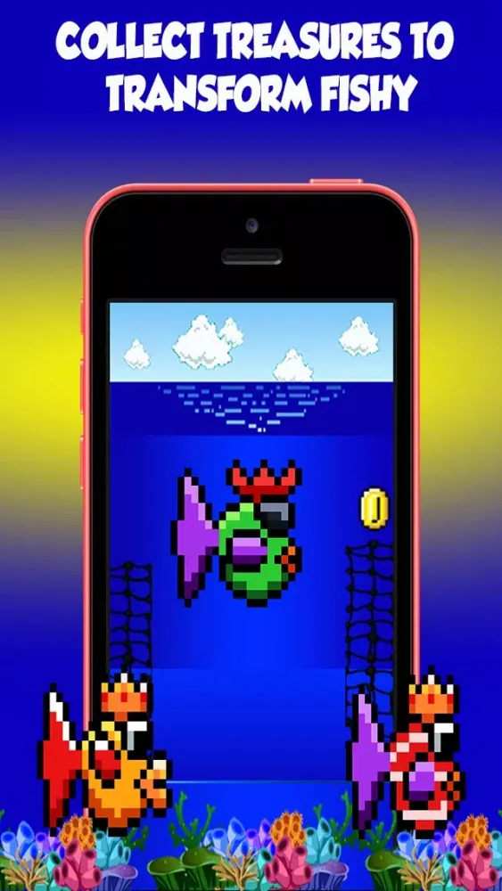 Splashy Jumpy Fish - Flappy Tiny Adventure Game Screenshots