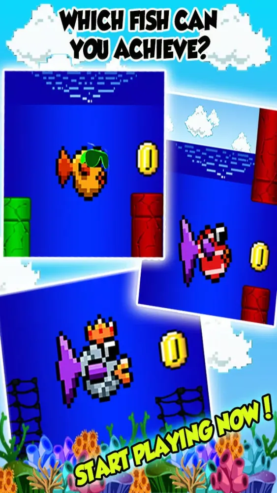 Splashy Jumpy Fish - Flappy Tiny Adventure Game Screenshots