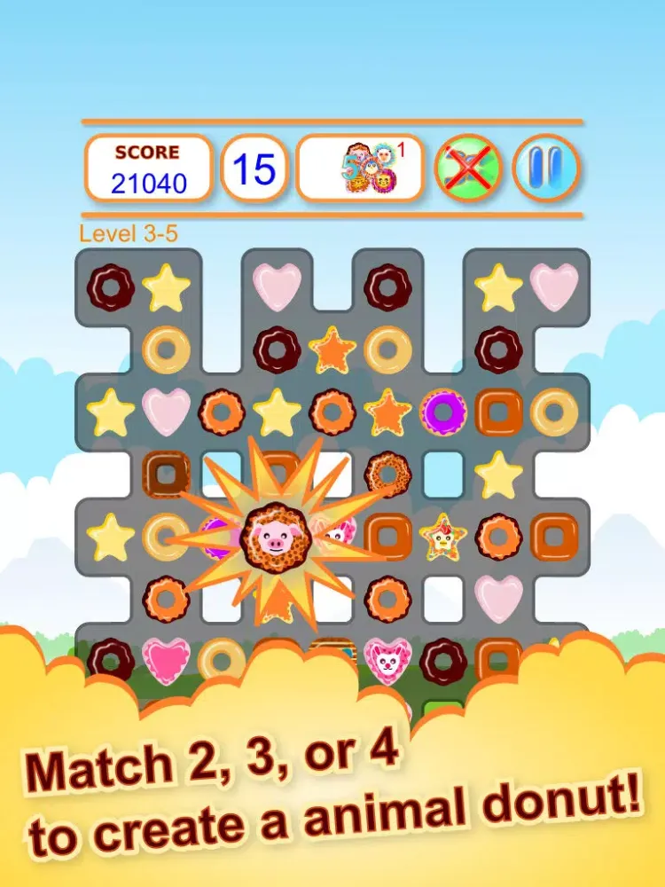 Donut Puzzle iPad  Ekran Görüntüleri
