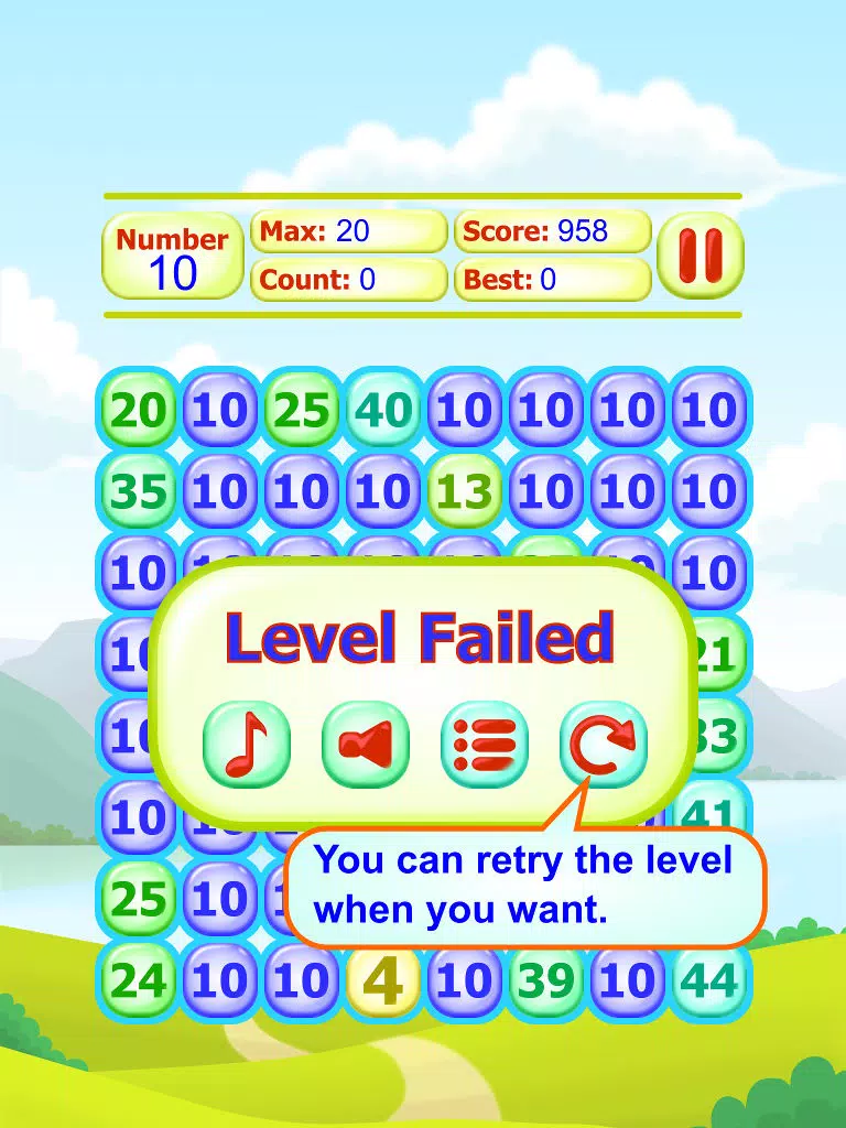 Tangkapan layar Math 1234 iPad 