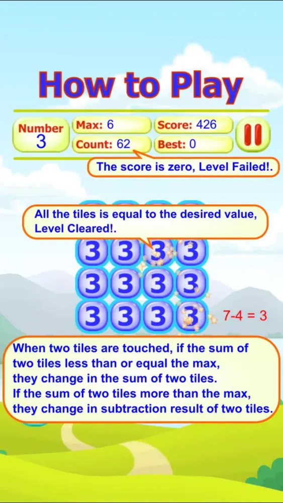 Screenshot di Math 1234