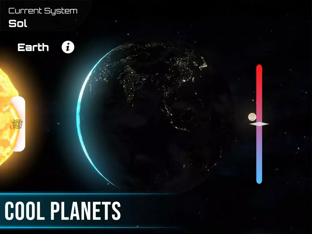 Capturas de pantalla de Universe Simulator 3D Solar iPad 