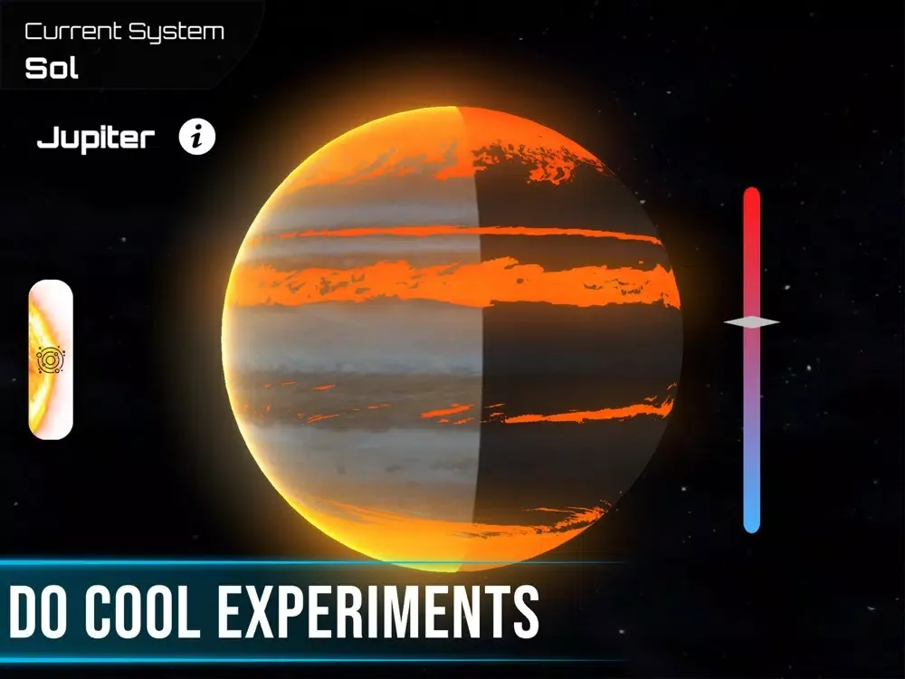 Capturas de pantalla de Universe Simulator 3D Solar iPad 