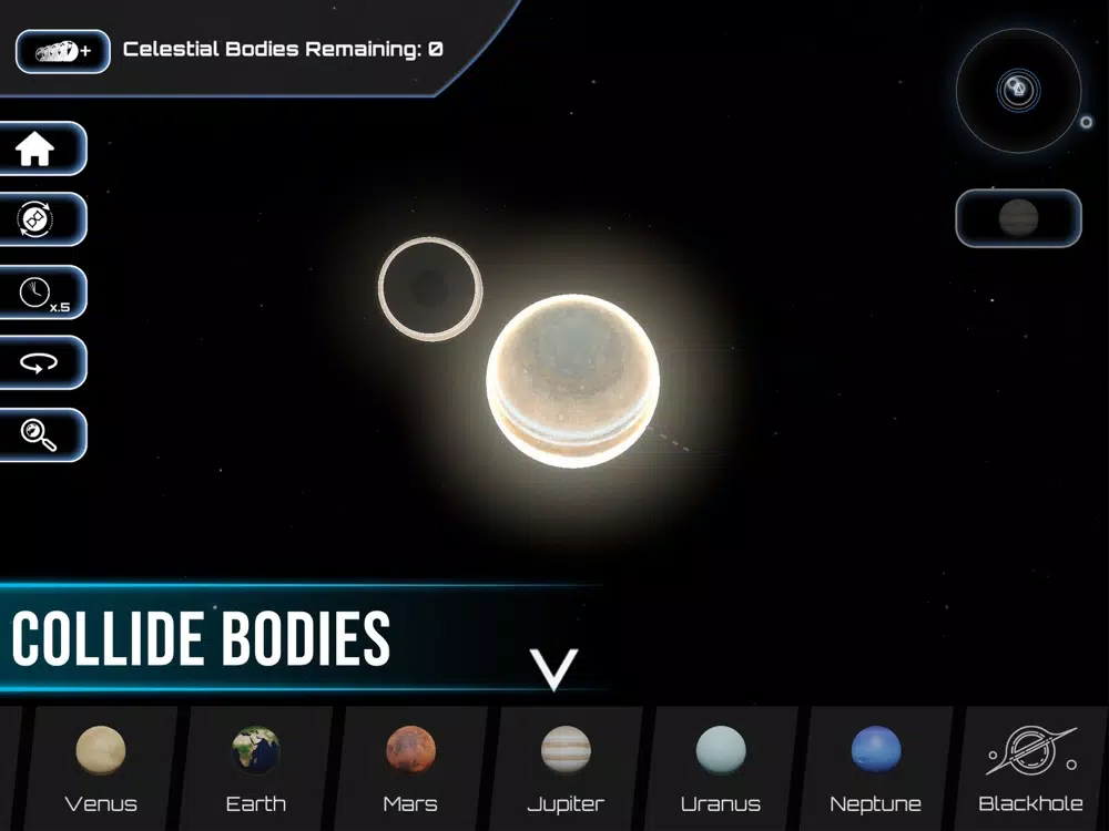 ภาพหน้าจอของ Universe Simulator 3D Solar iPad 