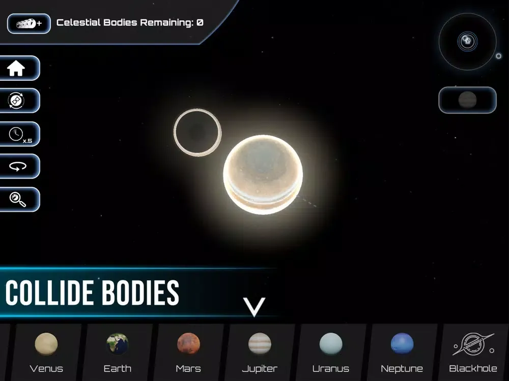 Capturas de pantalla de Universe Simulator 3D Solar iPad 