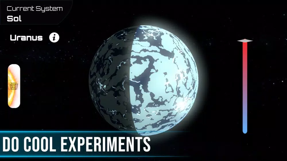ภาพหน้าจอของ Universe Simulator 3D Solar